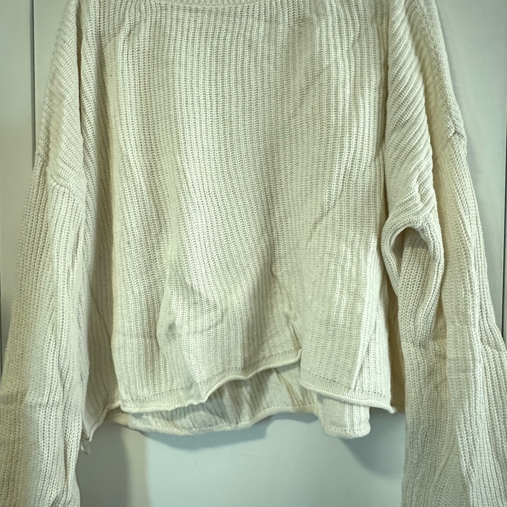 SO Cream Knit Sweater
